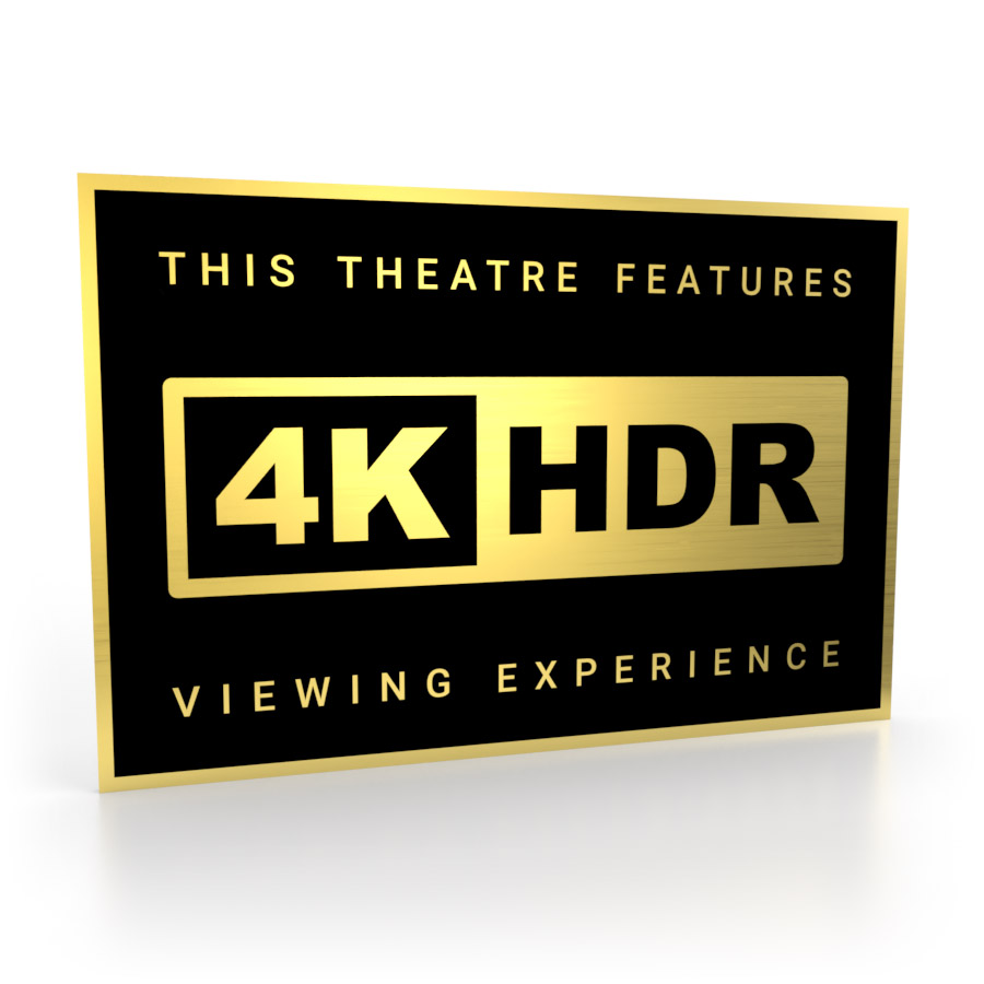 Blu-ray 3D Heimkino-Schild