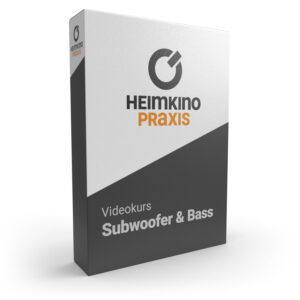 Virtuelle Produktverpackung zum Videokurs "Subwoofer & Bass"